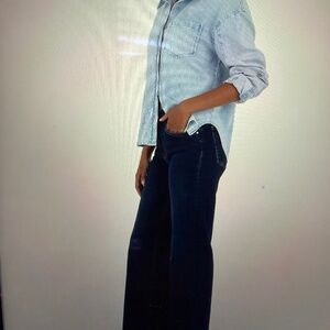 NWT Kut from the Kloth, Jean size 14 high-rise wide leg clean